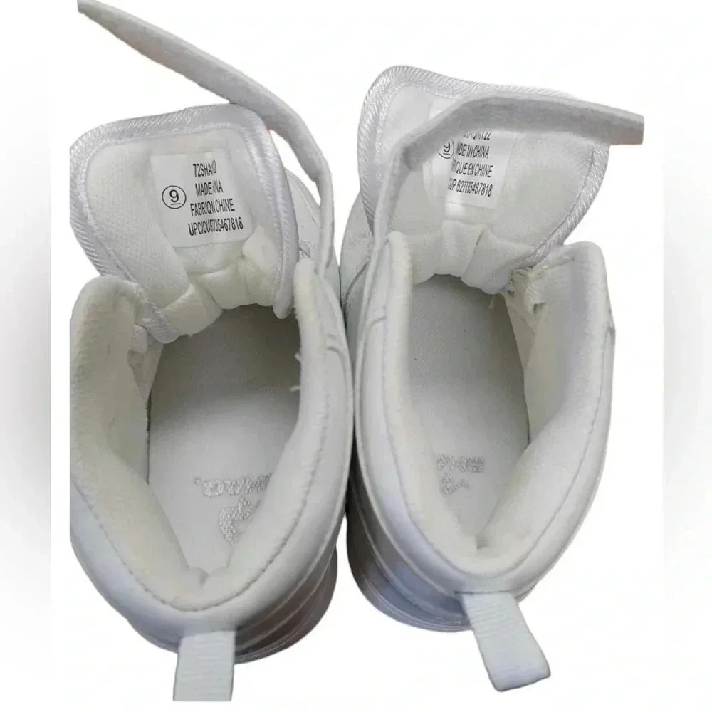 Shaq All White High Top Sneakers Size 9 - Picture 4 of 8